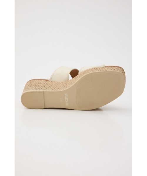 STACCATO（スタッカート）の「ウェスタンライトウェッジソールミュール（サンダル・レディース・ベージュ/ホワイト・22.5cm/23.0cm/23.5cm/24.0cm/24.5cm）」の12枚目の写真