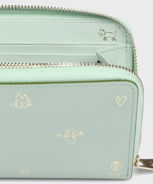 ミックスドゥードゥル ラウンドジップ 長財布 / 555409 W724（財布