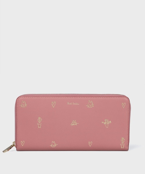 Paul Smith（ポールスミス）の「ミックスドゥードゥル ラウンドジップ 長財布 / 555409 W724（財布・レディース・ピンク/ミント/ベージュ/ネイビー・FREE）」の18枚目の写真