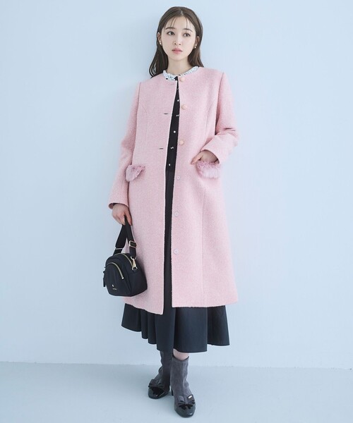 TOCCA(トッカ)の「LUNAE NYLON BAG ショルダーバッグ(ショルダーバッグ・レディース・ブラック系/ベージュ系/ネイビー系/レッド系/ライトグレー系・F)」の12枚目の写真