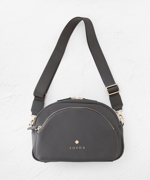 TOCCA(トッカ)の「LUNAE NYLON BAG ショルダーバッグ(ショルダーバッグ・レディース・ブラック系/ベージュ系/ネイビー系/レッド系/ライトグレー系・F)」の18枚目の写真