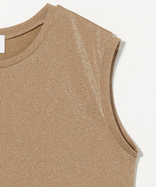 UNITED ARROWS（ユナイテッドアローズ）の「ラメ ノースリーブ カットソー（Tシャツ/カットソー・レディース・シルバー/ナチュラル/ブラック・FREE）」の19枚目の写真