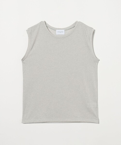 UNITED ARROWS（ユナイテッドアローズ）の「ラメ ノースリーブ カットソー（Tシャツ/カットソー・レディース・シルバー/ナチュラル/ブラック・FREE）」の21枚目の写真