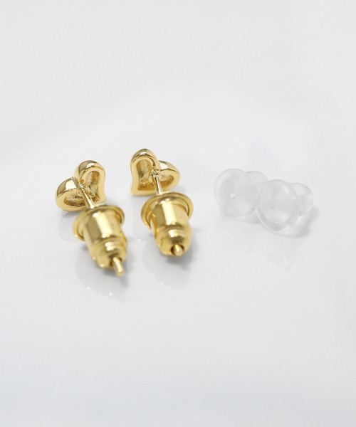 blackdia ocean（ブラックダイヤオーシャン）の「blackdia ocean ニュアンスミニハートピアス（ピアス（両耳用）・レディース・シルバー/ゴールド・FREE）」の12枚目の写真