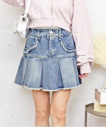 最終価格✴︎Burberry00sY2Kフェアリーグランジ✴︎ブラウンデニムミニスカ デニムスカート タイトスカート グランジ y2k ギャル 平成ギャル