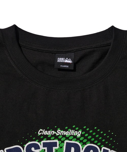 FIRST DOWN（ファーストダウン）の「プリント ショートスリーブ Tシャツ #1（Tシャツ/カットソー・メンズ・杢グレー/ホワイト/ブラック・M/XL/L）」の16枚目の写真