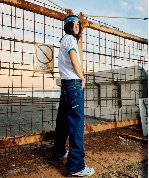WOKE EDGE（ウォークエッジ）の「Virginia Shore Ringer Tee（Tシャツ/カットソー・メンズ・グリーン・M/L）」の3枚目の写真