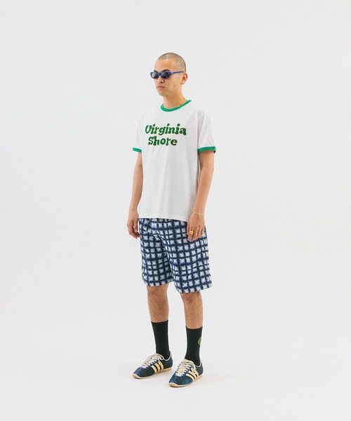 WOKE EDGE（ウォークエッジ）の「Virginia Shore Ringer Tee（Tシャツ/カットソー・メンズ・グリーン・M/L）」の5枚目の写真