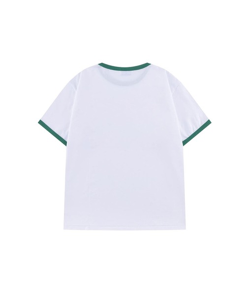 WOKE EDGE（ウォークエッジ）の「Virginia Shore Ringer Tee（Tシャツ/カットソー・メンズ・グリーン・M/L）」の9枚目の写真