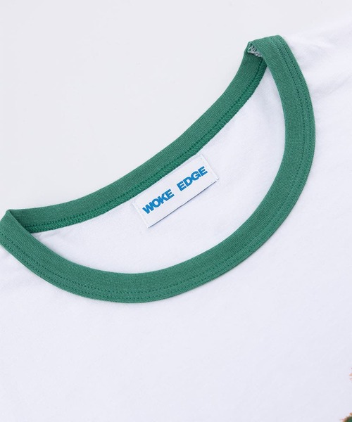 WOKE EDGE（ウォークエッジ）の「Virginia Shore Ringer Tee（Tシャツ/カットソー・メンズ・グリーン・M/L）」の10枚目の写真