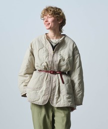 kha:ki(カーキ)の「KHA:KI / カーキ」MIL QUILT ZIP UP JACKET(ミリタリージャケット)