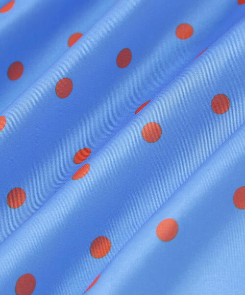 NATURAL BEAUTY BASIC（ナチュラルビューティーベーシック）の「◇ポルカドットスカーフ（バンダナ/スカーフ・レディース・ブラウン/ブルー/ブラック・FREE）」の4枚目の写真