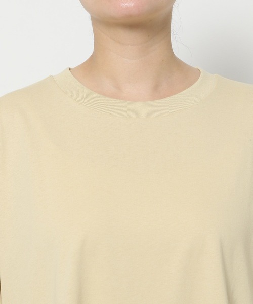 LOWRYS FARM（ローリーズファーム）の「スソフリルＴＥＥ　499875（Tシャツ/カットソー・レディース・ベージュ/オフホワイト/ブラック・LONG/SHORT）」の13枚目の写真