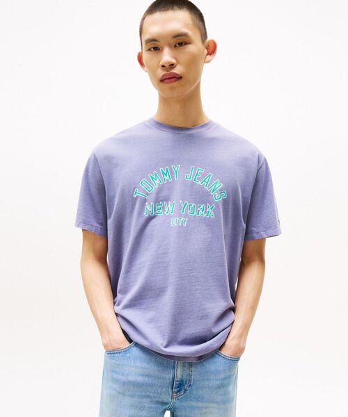 tommy jeans(トミー ジーンズ)の「リラックスオーバーダイバーシティTシャツ(Tシャツ/カットソー・メンズ・グレー/ネイビー・LARGE/MEDIUM/SMALL/X-LARGE/X-SMALL)」の2枚目の写真
