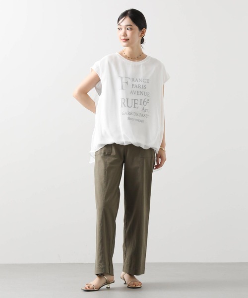 Gready Brilliant（グレディブリリアン）の「ストレッチベイカーパンツ（その他パンツ・レディース・カーキ/ブラック/オフホワイト・FREE）」の14枚目の写真