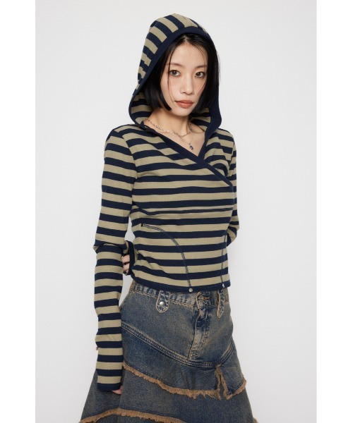 FRONT CROSS BORDER フーディ（パーカー）｜LAGUA GEM