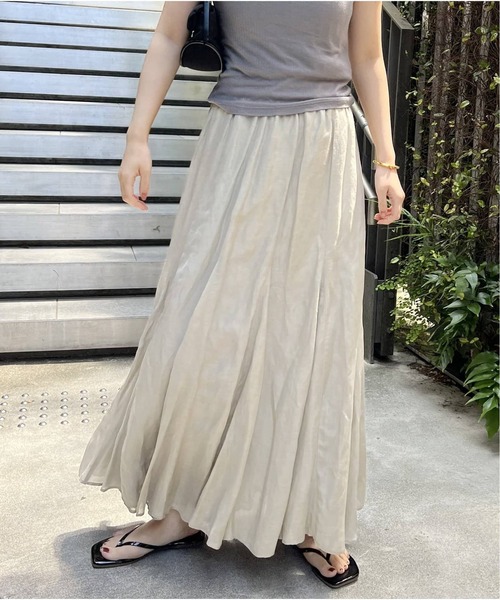 JOURNAL STANDARD WEB限定追加2 シアーレーヨンリネンスカート WEB限定追加3》シアーレーヨンリネンスカート（スカート