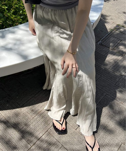 JOURNAL STANDARD WEB限定追加2 シアーレーヨンリネンスカート WEB限定追加3》シアーレーヨンリネンスカート（スカート）｜JOURNAL