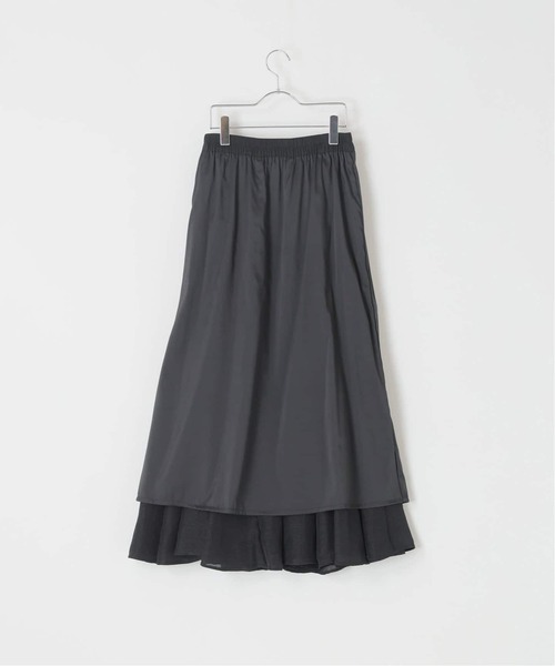WEB限定追加3》シアーレーヨンリネンスカート（スカート