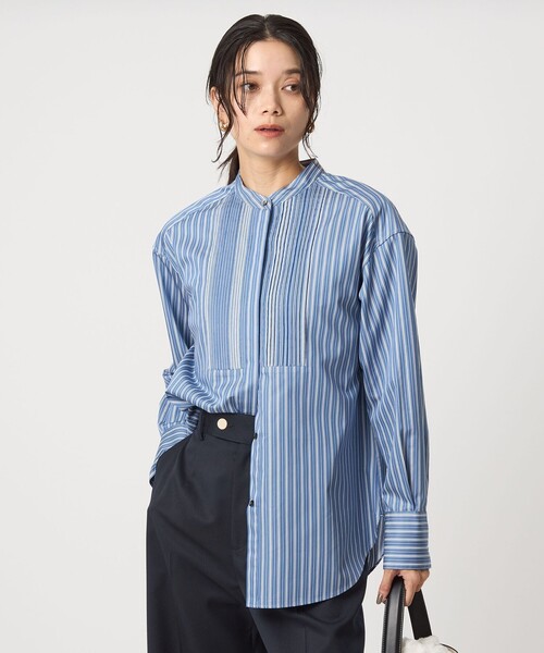 セール】ピンタック シャツ（シャツ/ブラウス）｜green label relaxing