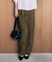 セルロースコットンチノコクーンシルエット パンツ