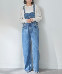 アッパーハイツ×デミルクス ビームス別注 デニム オーバーオール サロペット upperhights（アッパーハイツ）の「upper hights × Demi-Luxe