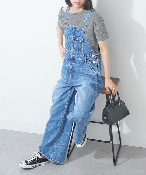 upperhights(アッパーハイツ)の「【upper hights】THE LEO(サロペット/オーバーオール・レディース・ブルー/ブルー系その他・1/0)」の4枚目の写真