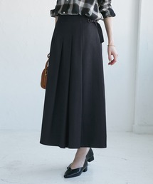 【値下げしました❗️】タータンチェック タイトスカート ネイビー O'NEIL of DUBLIN｜aranciato別注 ウール ブレンド タック