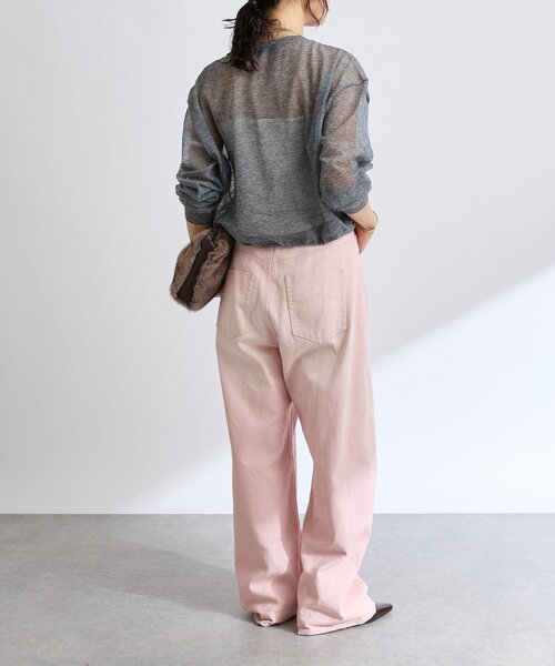 RIVE DROITE（リヴドロワ）の「【遊び心をプラス】ドロストカラーパンツ（その他パンツ・レディース・ブラウン/ピンク・38/36）」の10枚目の写真