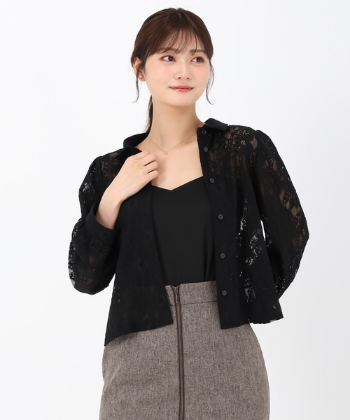 MISCH MASCH(ミッシュマッシュ)の「レースシャツブラウス(シャツ/ブラウス・レディース・ホワイト/ブラック・フリ-)」の16枚目の写真