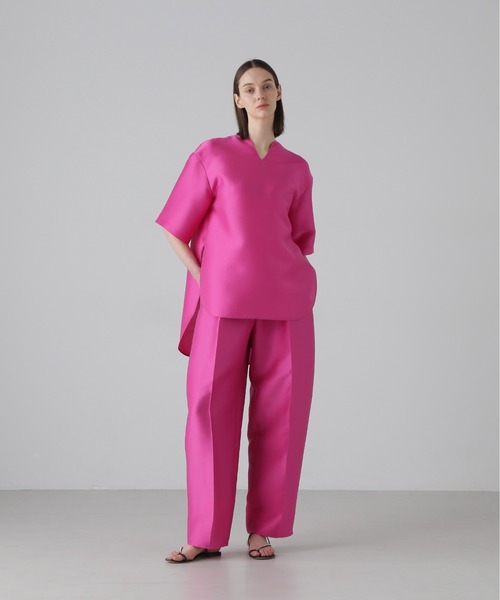 ADORE(アドーア)の「シルキーダブルクロスパンツ(その他パンツ・レディース・ピンク/ホワイト/ブラック・38/36)」の10枚目の写真