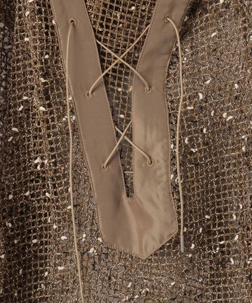 セール】メランジメッシュアノラックフーディ/586069（パーカー