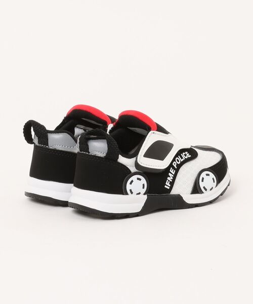 IFME（イフミー）の「IFME イフミー IFME×はたらくのりもの キッズ スニーカー joob ジョーブ patto パット 子供靴 パっと簡単に履ける ワンベルト 30-5809（スニーカー・キッズ・ネイビー/ホワイト/レッド・15.0cm/15.5cm/16.0cm/16.5cm/17.0cm/17.5cm/18.0cm）」の4枚目の写真