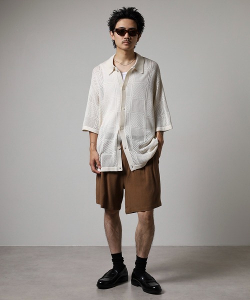 BANKS(バンクス)の「BANKS JOURNAL LINE TACK WIDE SHORT PANTS ラインタックワイドショートパンツ(その他パンツ・メンズ・オリーブ/ブラウン・S/M/L)」の22枚目の写真