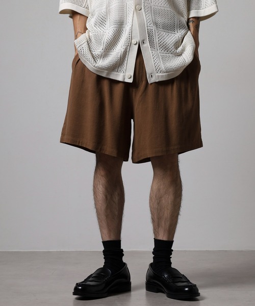BANKS(バンクス)の「BANKS JOURNAL LINE TACK WIDE SHORT PANTS ラインタックワイドショートパンツ(その他パンツ・メンズ・オリーブ/ブラウン・S/M/L)」の18枚目の写真