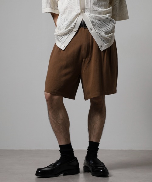 BANKS(バンクス)の「BANKS JOURNAL LINE TACK WIDE SHORT PANTS ラインタックワイドショートパンツ(その他パンツ・メンズ・オリーブ/ブラウン・S/M/L)」の20枚目の写真