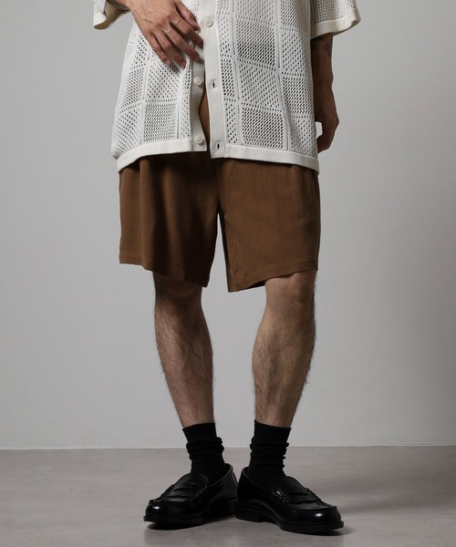 BANKS(バンクス)の「BANKS JOURNAL LINE TACK WIDE SHORT PANTS ラインタックワイドショートパンツ(その他パンツ・メンズ・オリーブ/ブラウン・S/M/L)」の21枚目の写真