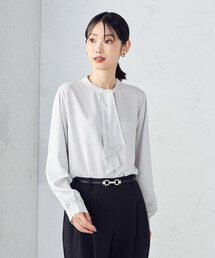 COMME CA ISM（コムサイズム）の「ボウタイ風ブラウス（シャツ/ブラウス）」