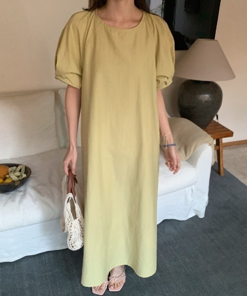FAVORITO(ファヴォリート)の「ベルト付きワンピース(ワンピース・レディース・イエロー/ホワイト/ブルー・F)」の18枚目の写真