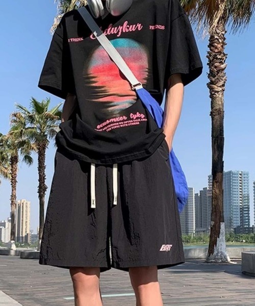 MAISON DE THERESE(メゾン ド テレーズ)の「ウエスト紐 ショートパンツ(その他パンツ・レディース・ブラック/ピンク/グリーン・M)」の2枚目の写真