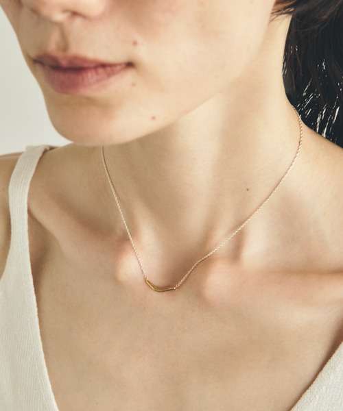 TEN.（テン）の「SILVER925 18KGP カイリーネックレス（ネックレス・レディース・シルバー×ゴールド・FREE）」の2枚目の写真