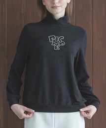 ほぼ新品　美品　ピッコーネ　PICONE タートルネック　長袖Tシャツ 黒　綿 STUDIO PICONE｜スタジオピッコーネのTシャツ/カットソー（ブラック