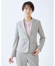 未使用級美品　スーツセレクト　セットアップスーツ　グレージュ　ベージュ　A7 楽天市場】【オールシーズン】1釦ジャケット レディース