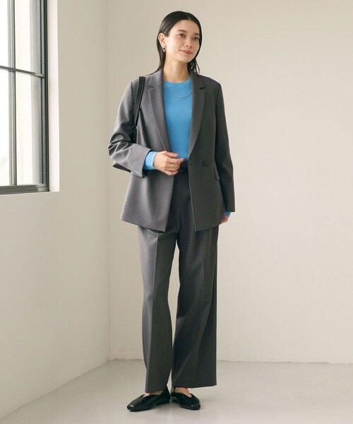 新品タグ付き　グリーンレーベル　ダブルクロス テーラード ジャケット green label relaxing（グリーンレーベルリラクシング） ジャケット