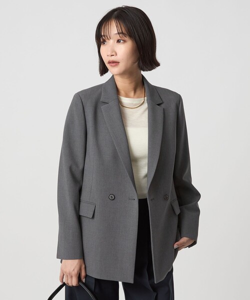 セール】ダブルクロス ダブル ジャケット ウォッシャブル ストレッチ