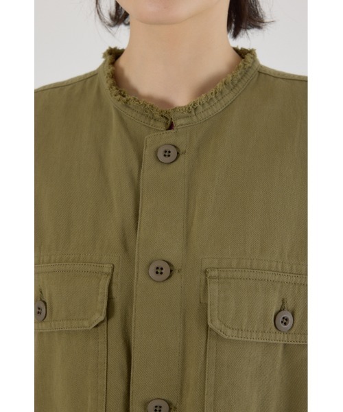 RODEO CROWNS WIDE BOWL（ロデオクラウンズワイドボウル）の「バックフリルベスト（ベスト・レディース・ブルー/ブラック/カーキ・FREE）」の21枚目の写真