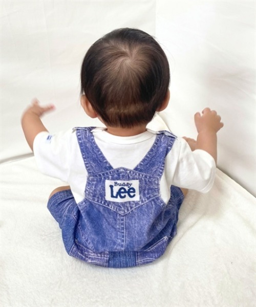 BUDDY Lee(バディーリー)の「【Buddy Lee】転写プリント半袖カバーオール <綿100%>(ロンパース・キッズ・ネイビー/ブラック・70/80)」の4枚目の写真