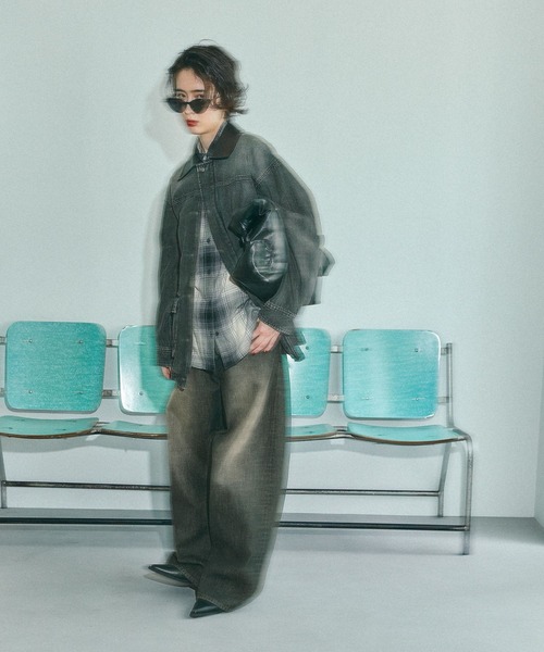 ニコアンド　デニムジャケット niko and ｜[niko and JEANS 2025SS]デニムジップ