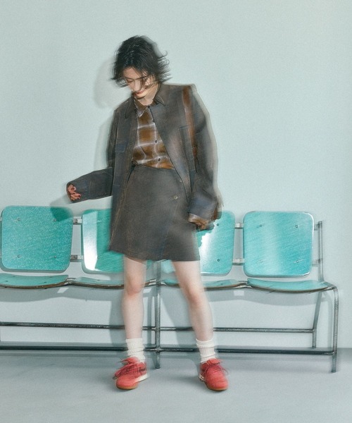 niko and...（ニコアンド）の「フロッキーアソートワークジャケット（デニムジャケット・レディース・ブラウン/ベージュ/ブラック・FREE）」の15枚目の写真