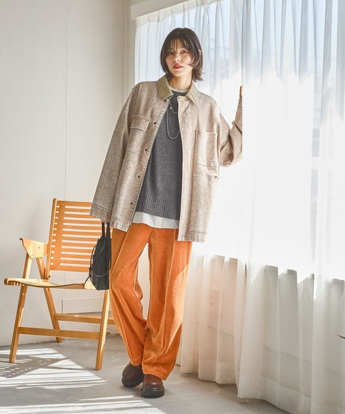 セール】フロッキーアソートワークジャケット（デニムジャケット